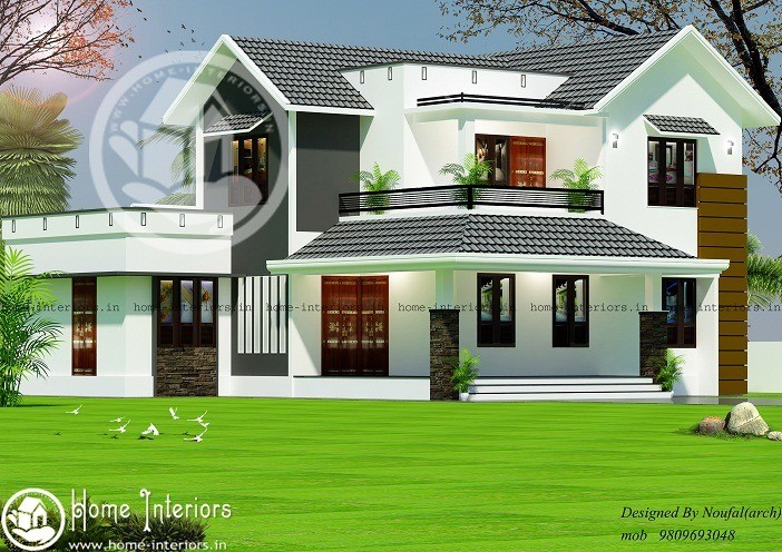 Fascinating Double Floor Kerala Home Design
