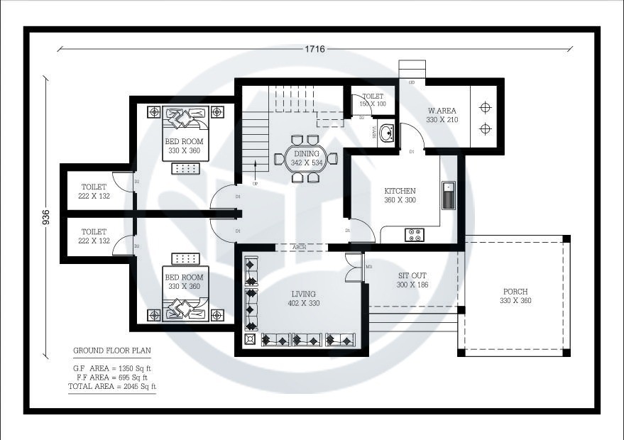 Tremendous 2345 Sq Ft Kerala Home Designs