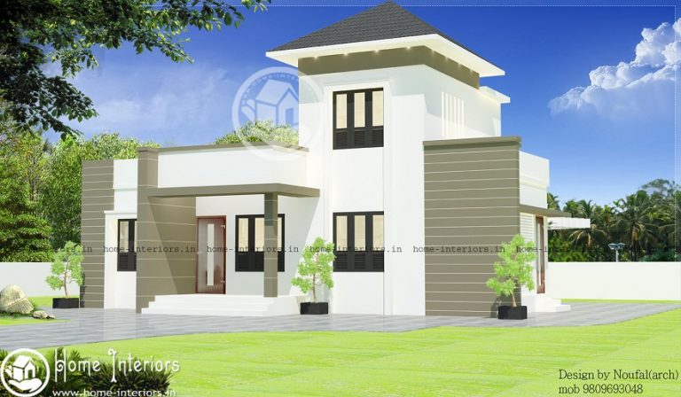 1320 Square Feet Double Floor Contemporary Home Design