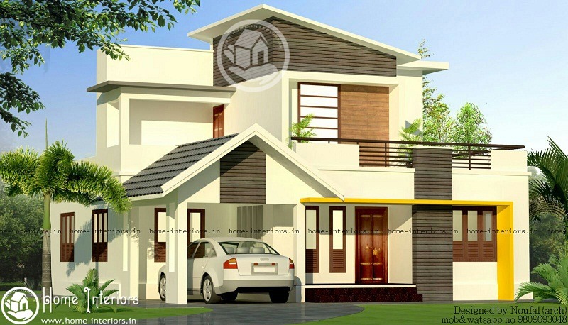 1430 Sq Ft Double Floor Contemporary Home Design