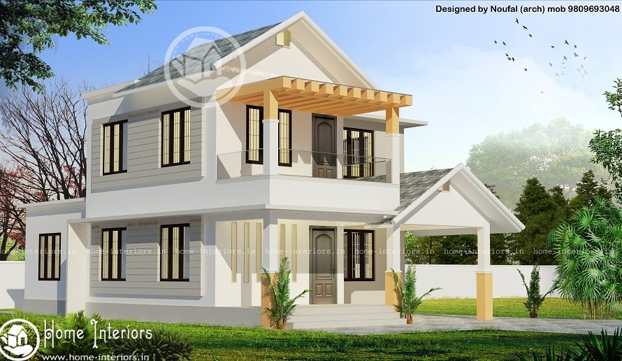 1670 Sq Ft Double Floor Traditional Home Design