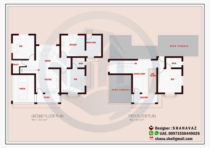 1878 Sq Ft Double Floor Contemporary Villa Designs