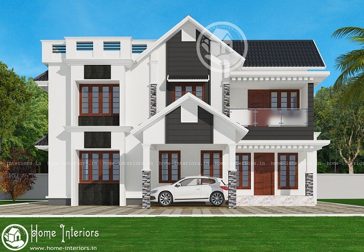 1970 Sq Ft Double Floor Contemporary Home Designs