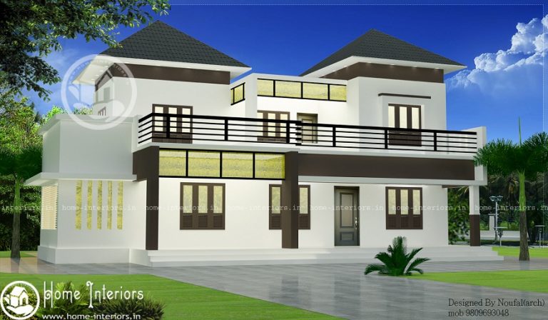 2600 Sq Ft Double Storied Contemporary Home Design