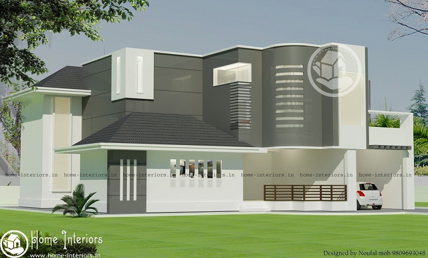 2700 Sq Ft Double Floor Contemporary Home Design