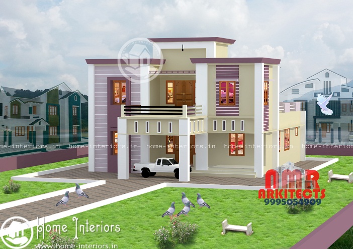 2035 Sq Ft Contemporary Double Floor Home Design