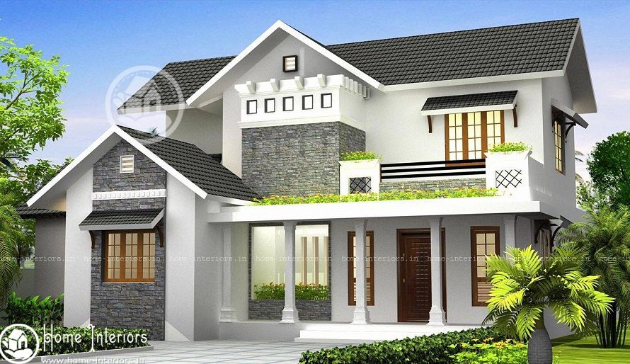 2300 Sq Ft Modern Style Double Floor Home Design