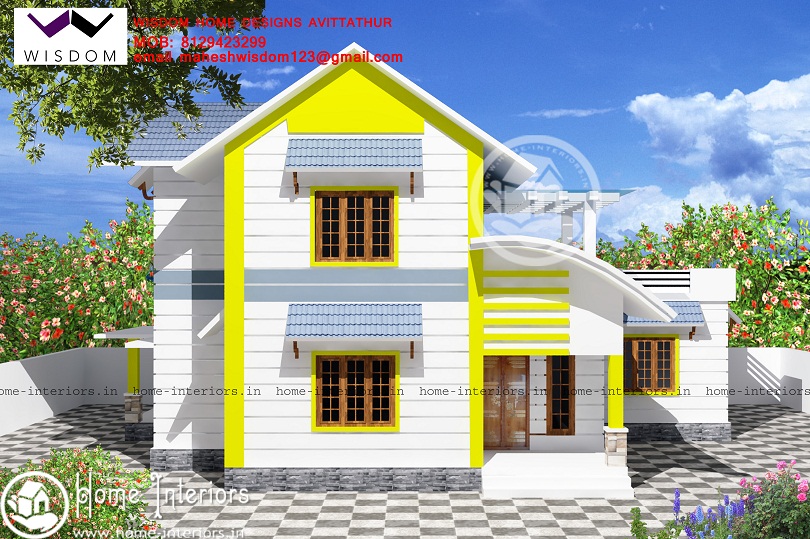 1680 Sq Ft Double Floor Contemporary Home Designs