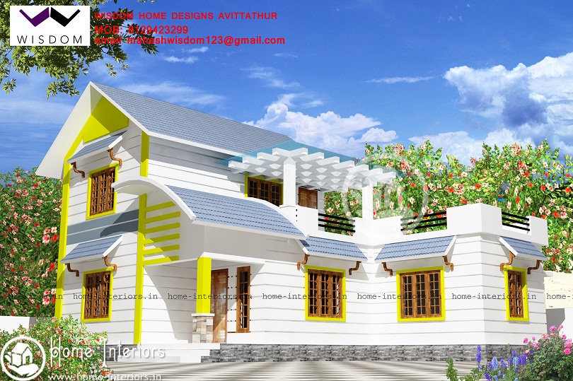 1680 Sq Ft Double Floor Contemporary Home Designs