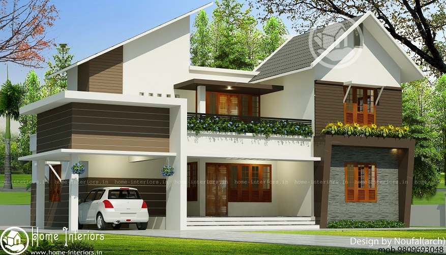 1870 Sq Ft Double Floor Contemporary Home Design