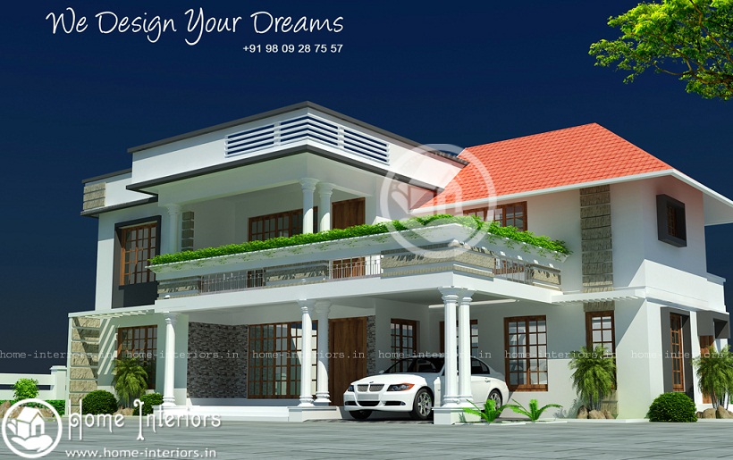 2100 Sq Ft Modern Style Double Floor Home Designs