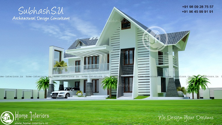 2200 Sq Ft Contemporary Double Floor Home Designs