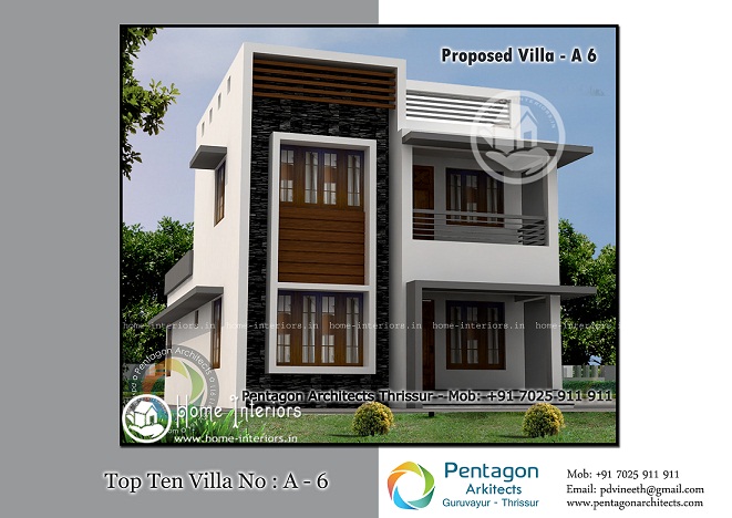 1657 Sq Ft Double Floor Contemporary Home Designs