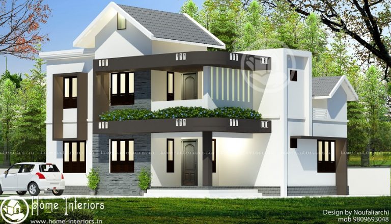 1630 Sq Ft Double Floor Contemporary Home Designs