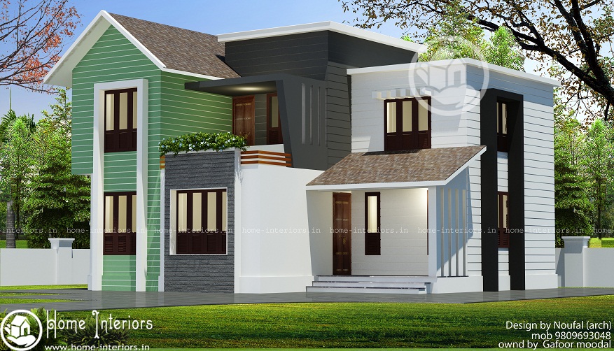 1800 Sq Ft Double Floor 4 BHK Contemporary Home Design