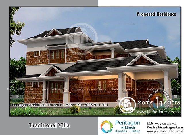 2300 Sq Ft Traditional Double Floor Home Designs