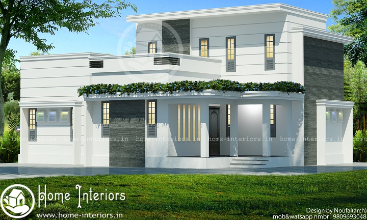 1440 Sq Ft Contemporary Double Floor Home Design