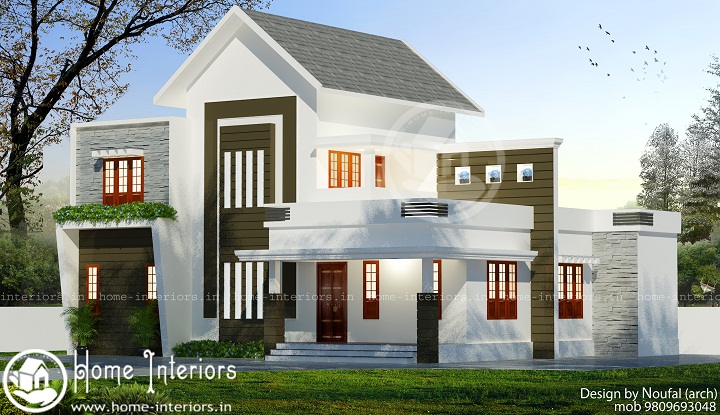 1450 Sq Ft Contemporary Double Floor Home Design