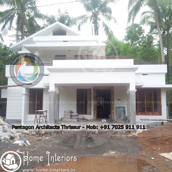 1641 Sq Ft Double Floor Contemporary Home Design