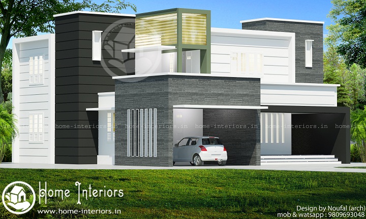 2600 Sq Ft Double Floor Contemporary Home Design