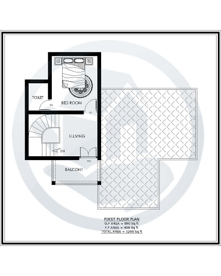 1298 Sq Ft Double Floor Happy Home Villa 10 Design