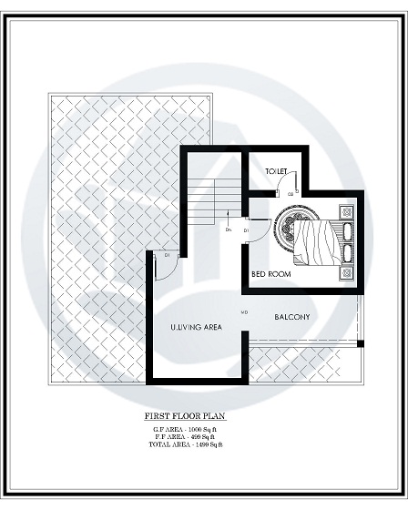 1499 Sq Ft Double Floor Happy Home Villa 2 Design
