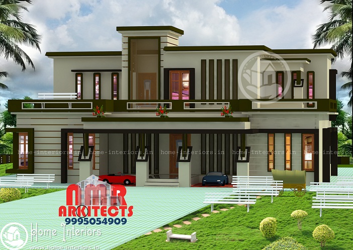 2600 Sq Ft Double Floor Contemporary Home Designs