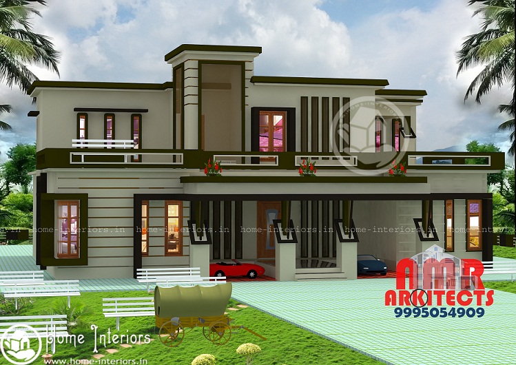 2600 Sq Ft Double Floor Contemporary Home Designs
