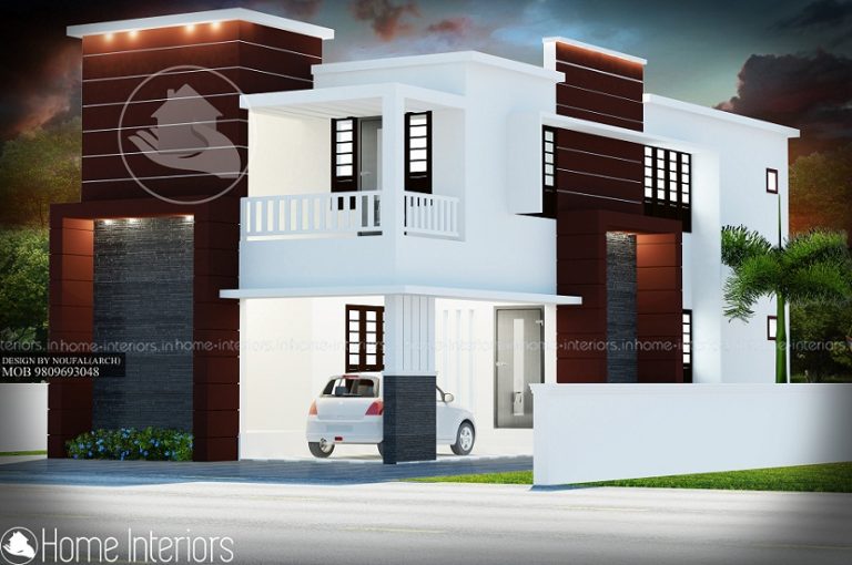 1380 Square Feet Double Floor Contemporary Home Design