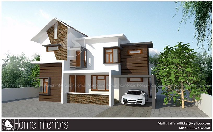 1950 Square Feet Double Floor Budget Home Design