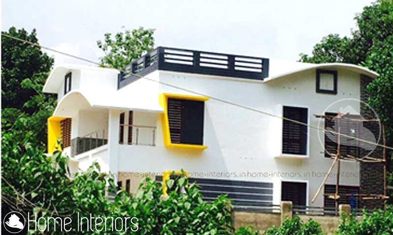 2000 Square Feet Double Floor Contemporary Home Designs