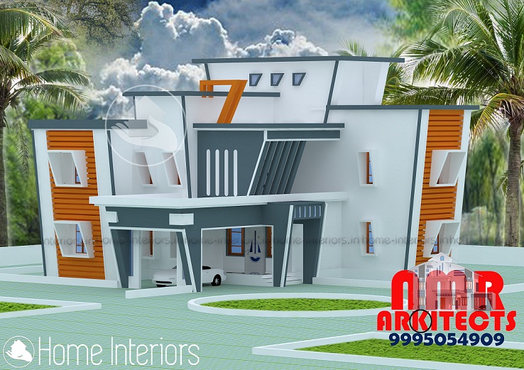 2620 Square Feet Double Floor Contemporary Home Design