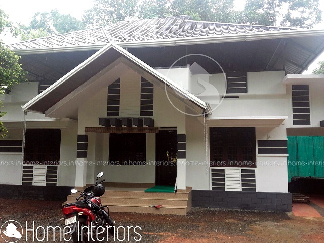 1350 Square Feet Single Floor Contemporary Home Design