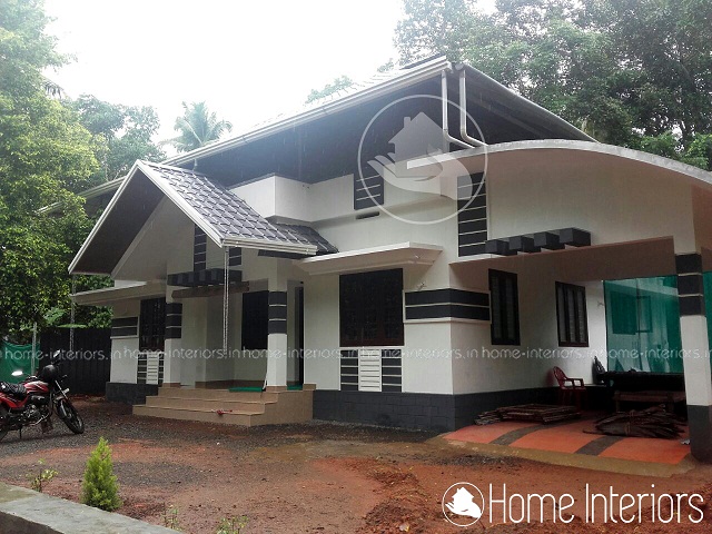 1350 Square Feet Single Floor Contemporary Home Design