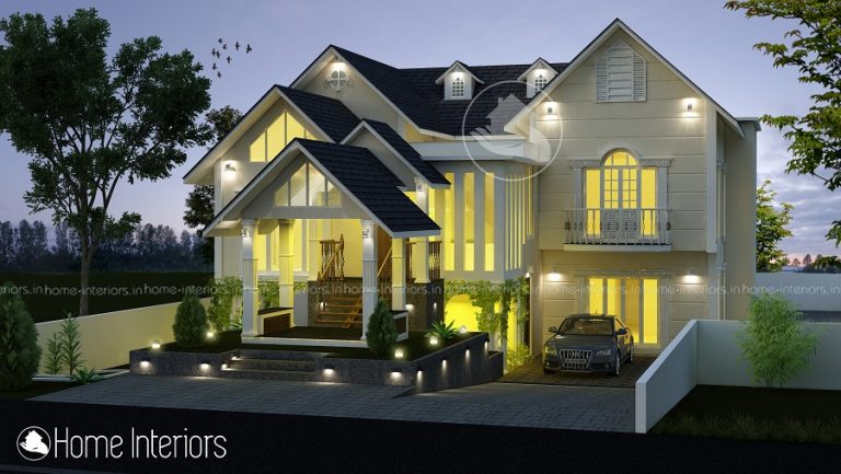 2713 Square Feet Double Floor Contemporary Home Design