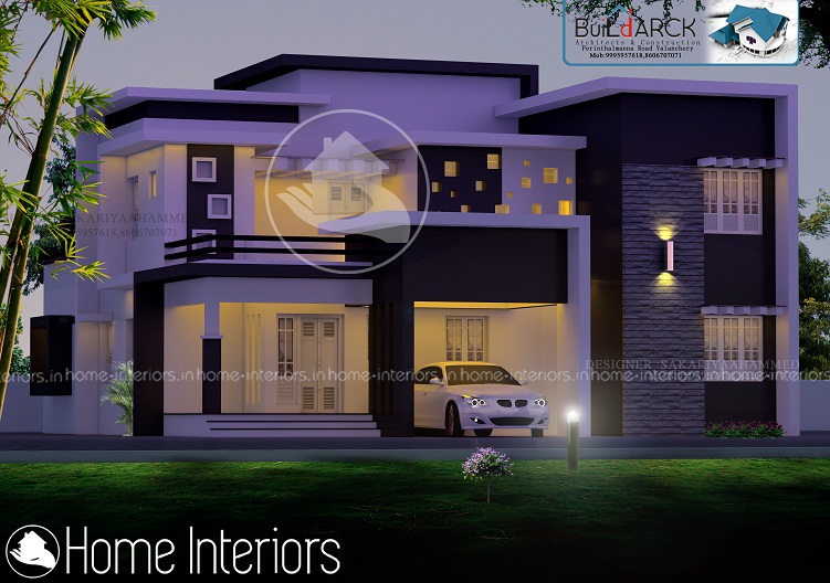 2950 Square Feet Double Floor Contemporary Home Designs