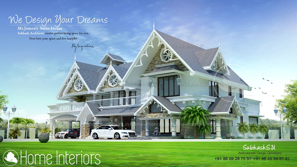 3200 Square Feet Double Floor Contemporary Home Design