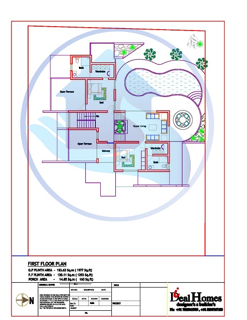 3430 Square Feet Double Floor Contemporary Home Design