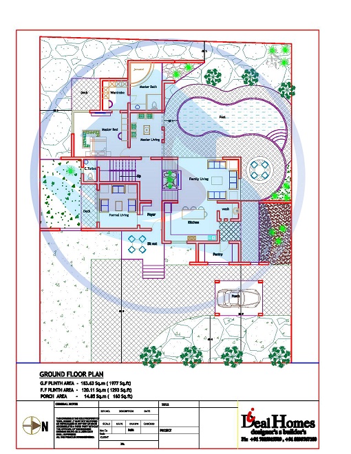 3430 Square Feet Double Floor Contemporary Home Design