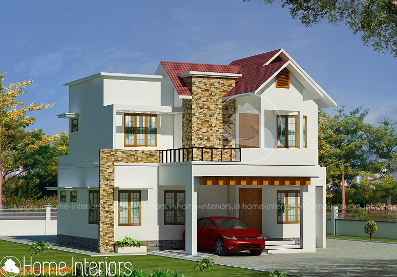 1600 Square Feet Double Floor Contemporary Home Designs