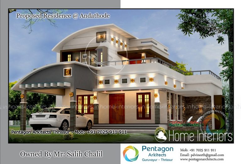 1997 Square Feet Double Floor Contemporary Home Design
