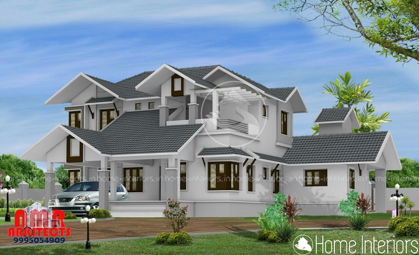 2911 Square Feet Double Floor Contemporary Home Design