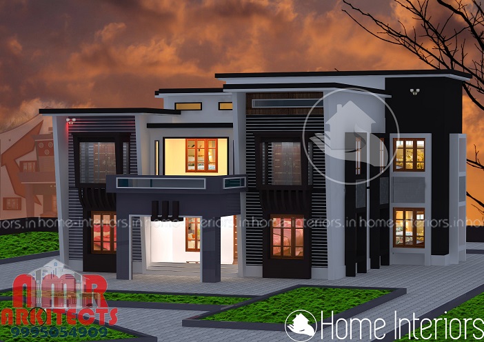 4271 Square Feet Double Floor Contemporary Home Design