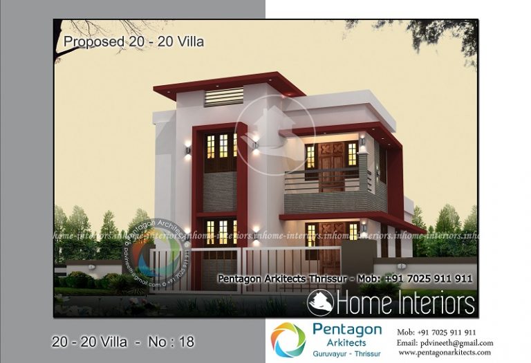 1498 Square Feet 4 BHK Contemporary 20-20 Home Villa 18 Design