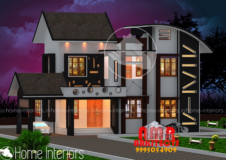 1500 Square Feet Double Floor Contemporary Home Design