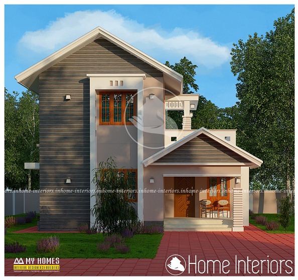 1500 Square Feet 3 BHK Modern Traditional Home Design