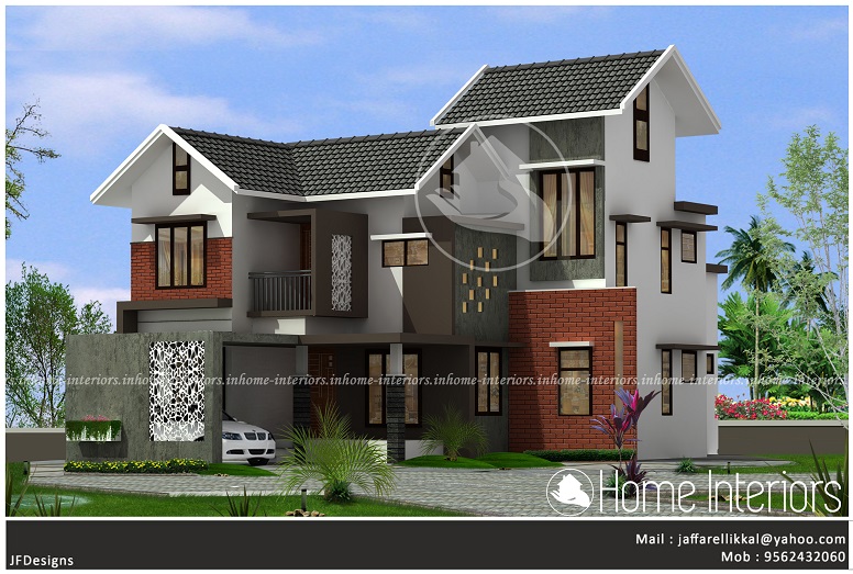 2145 Square Feet Double Floor Traditional Home Design