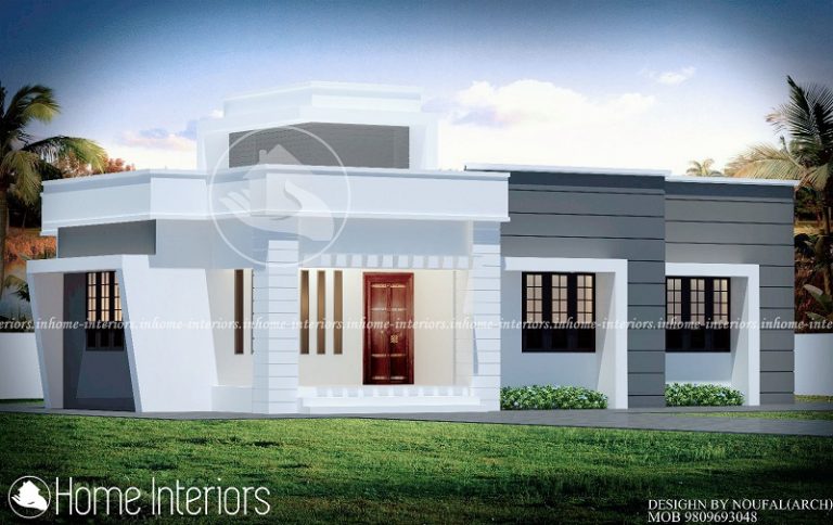 1000 Square Feet Single Floor Contemporary Home Design