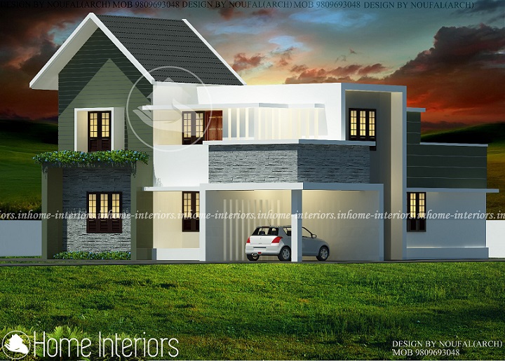 1800 Square Feet 4 BHK Contemporary Budget Home Design