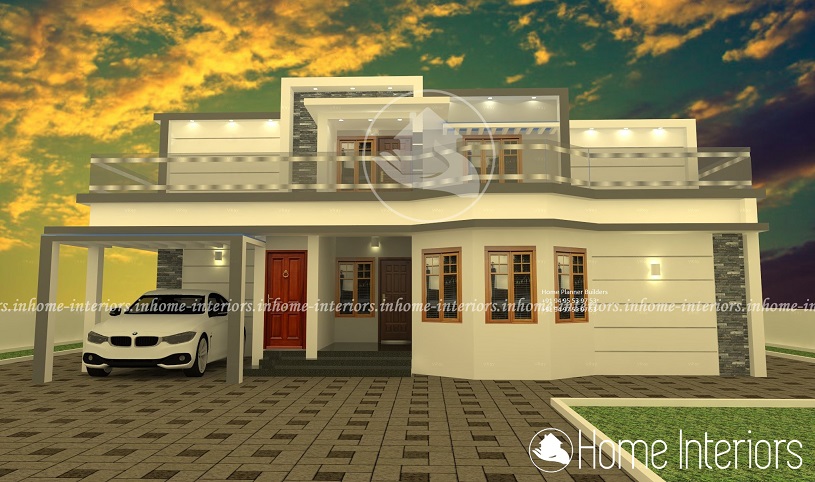 2350 Square Feet Double Floor Contemporary Home Design
